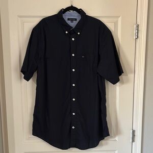 Tommy Hilfiger Navy Button-Up Shirt
